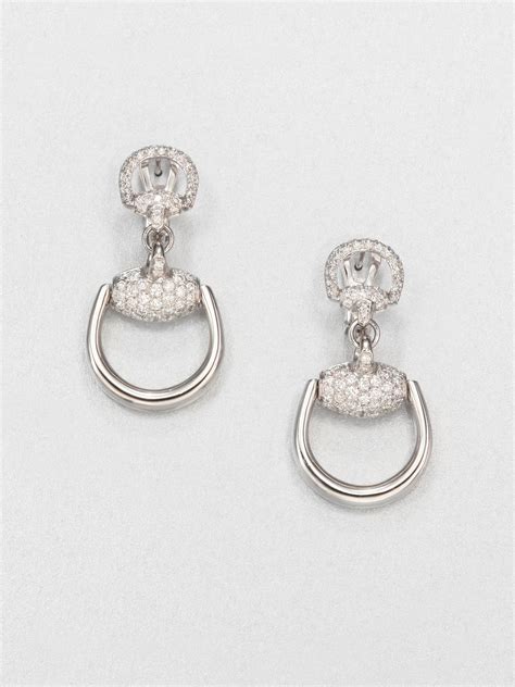 gucci diamond earrings